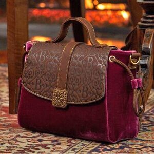 Loungefly Biltmore Estate velvet Cabernet handbag